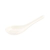 4.75" Voga Melamine Asian Soup Spoon, Small, White - 10ct
