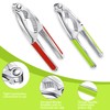 Nut Cracker, 2-Pack Stainless Steel Nutcracker with Non-Slip Handle, for