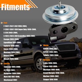 EGR Valve EGV575 Replacement for Ford F-150 F-250 F-350 F-550 E-150 E-250 E-350 Expedition Explorer Focus Mustang Ranger, Exhaust Gas Recirculation Valves for Mercury Mazda Lincoln OE F2CZ9D475A