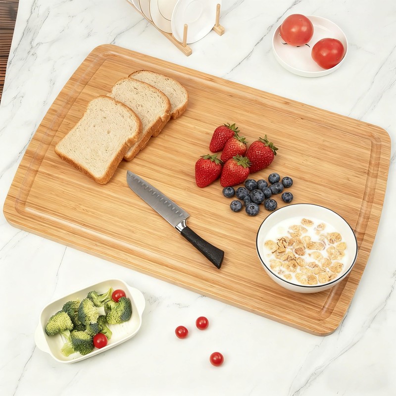 GarveeHome 30 x 20 Extra Large Cutting Board, Bamboo Stove