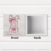 Happy Easter Decor Red Floral Chinoiserie Bunny Decorations for Home