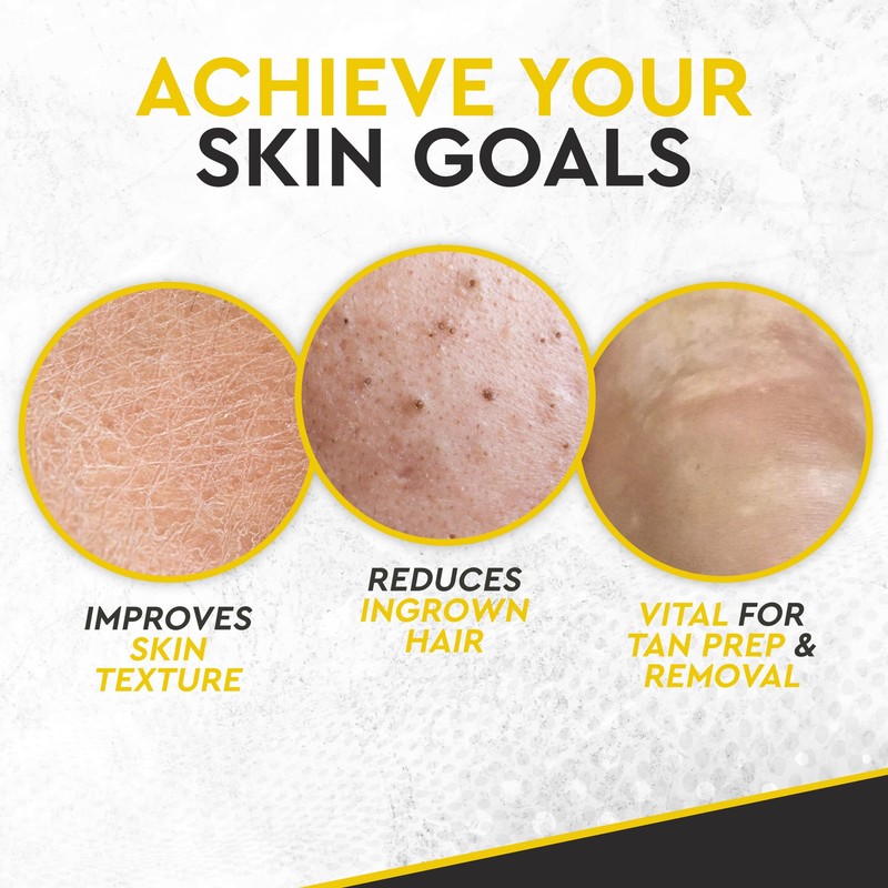 Mirak Naturals DEEP EXFOLIATING MITT - PREMIUM Body Scrubber -