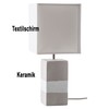 bmf-versand® Table Lamp Living Room with Ceramic Base - Classic