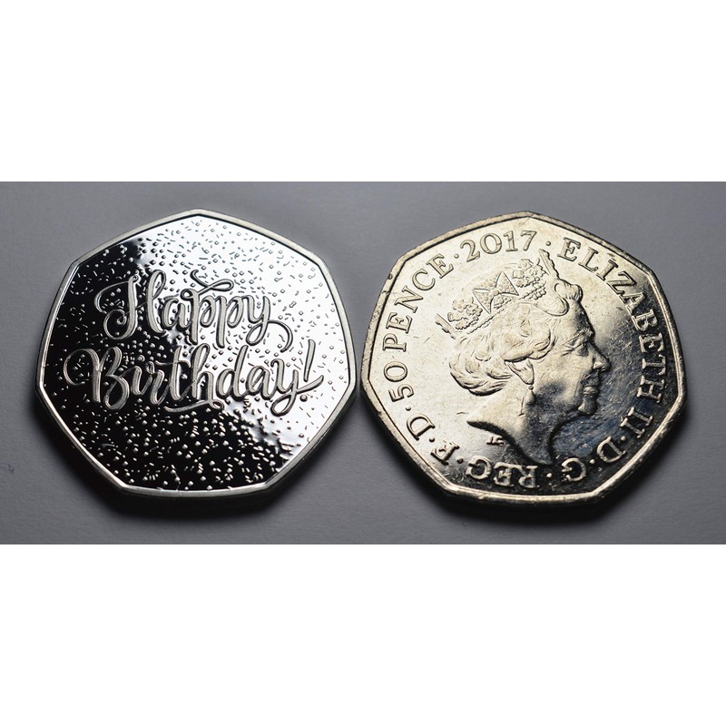The Commemorative Coin Company 50th Birthday .999 Silver Commemorative. Unique
