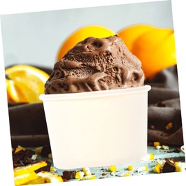 Cabilock 50 Juegos De Vasos De Helado Recipientes Para Pasteles Vasos De Papel Con Tapas Vasos De Postre Con Tapas Vasos Desechables Para Pasteles Vasos Para Tratar Helados