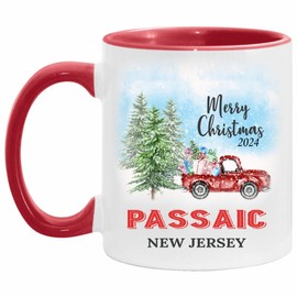 Passaic Mug Passaic New Jersey Gifts Travel Souvenir Mug Christmas Mug Ceramic 11oz White