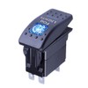Mintice 12 V Car Blue LED Light Illuminated Rocker Switch