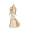 Enesco Foundations Heart Angels Grandmother Hanging Ornament, 4.45 Inch, Multicolor