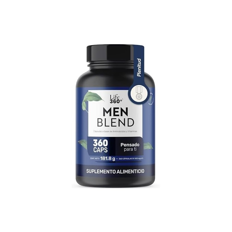 LIFE 360 Men Blend Multivitaminico para Hombre 360 cápsulas
