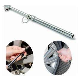 Calibrador De Presión Llantas Universal 160 Psi Cabeza Doble