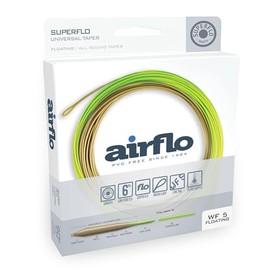 Airflo Superflo Universal Taper Floating Fly Line (MOSS OLIVE/CHARTREUSE, WF 8)