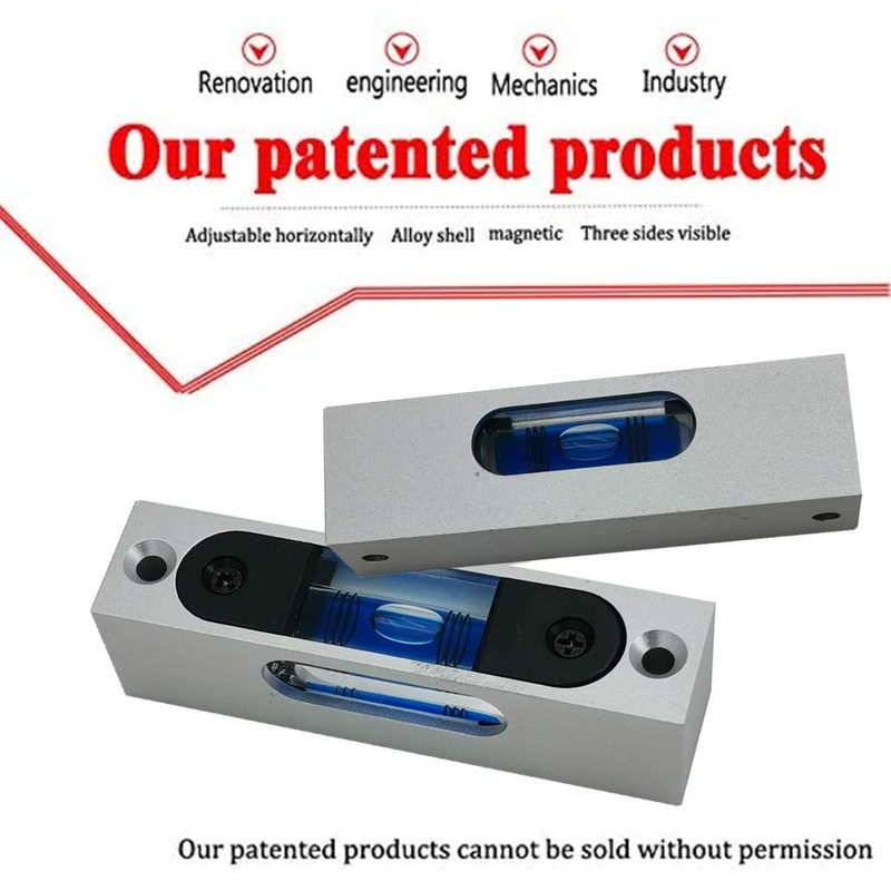 XMLEI Aluminum Alloy High Precision Adjustable Level Instrument - Small,