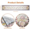 Everpwr Carrots Rabbit Bunny Happy Easter Eggs Table Runner, Spring