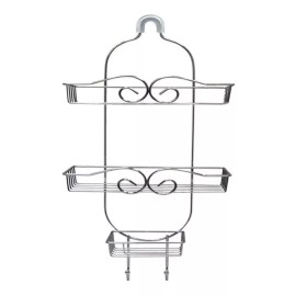 HUT Bath Styles Organizador Regadera Baño 26 X 11 X 60 Cm Alto Acero Cromado