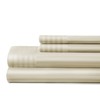 ienjoy Home Embossed 4 Piece Sheet Set, Full, Stripe Cream