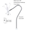 Creatop Tablet Floor Stand with Flexible Gooseneck and Stable Aluminum