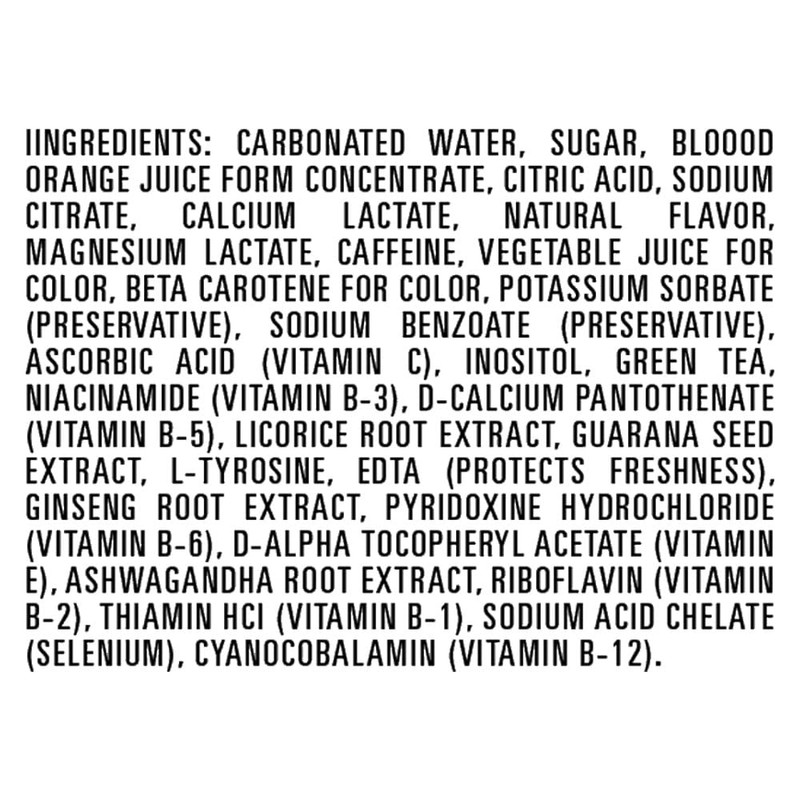 CRUNK!!! Energy Blood-Orange 16oz 24pack