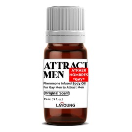 LAYOUNG LAYOUNG Gay [Atraer Hombres] Aceite Colonia Corporal con Infusin de Feromonas Para Hombre Frmula Feromona