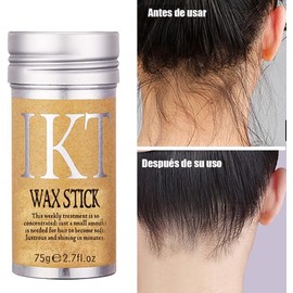 Barra de Cera para el Cabello, Barra De Control Del Borde De La Peluca,Ideal para Bordes y Estilizado Diario,Hair Pomade Stick