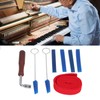 8PCS Set Professional Piano Tuner Kit Universal Piano Tuner Hammer