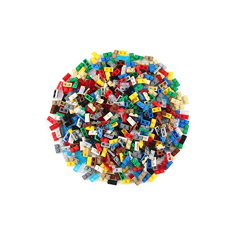Basic Parts - Juego de 700 bloques de azulejos de