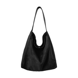 Gluckstar Women's Large Handbag, Women's Shopper with Magnetic Closure, Elegant Bag Bag for Women, Fashionable Faux Leather Shoulder Bag for Leisure, Work, Travel, black