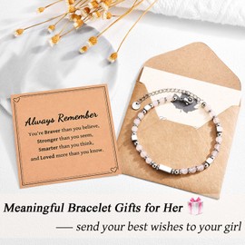 IKIATY Bracelet Gifts for Teen Girls, Christmas Stocking Stuffers for Teens Kids, Teenage Girl Trendy Stuff, 7 8 9 10 11 12 13 14 15 16 Year Old Girls Birthday Easter Basket Valentines Day Gifts