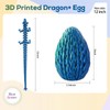 3D Printed Dragon,Dragon Eggs with Dragon Inside,12''Full Articulated Crystal Dragon,Dragon