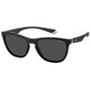 Polaroid Gafas de sol unisex, 08a/M9 Black Grey, 56