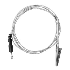 4 Foot High Temperature Pit Probe with Stainless Steel Alligator Clip Fit for DynaQ UltraQ PartyQ DigiQ or CyberQ Controls，Up to 475°F
