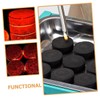 BESPORTBLE Charcoal BBQ Grill Supply 70pcs Wooden Tablets Stove Charcoals