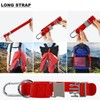 Elastic Jacket Gripper with D-Ring Hook and Buckle,Small Items Strap