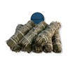 NESSASTORES - Blue Sage + Eucalyptus Smudge Incense 4" Bundle