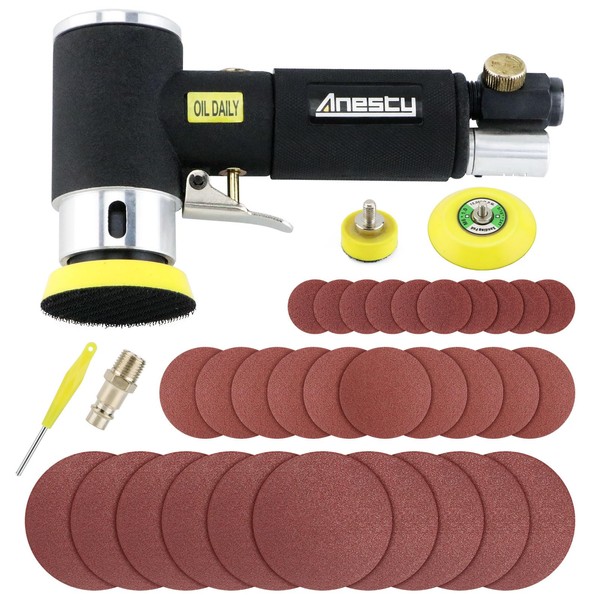 Mini Air Orbital Sander 1/2 /3 Inch DA Action Random