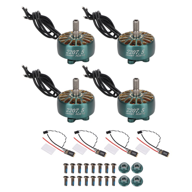 4 Sets Brushless Motor Kit 5mm Shaft Electric Motor with