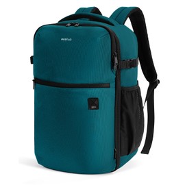 ECOHUB for Ryanair Cabin Bags 40x20x25, Underseat Travel Backpack with Anti-theft Pocket, Cabin Size Carry on Bag for Airplanes, Water-resistant Hand Luggage Bag with Laptop Compartment, 20L-BlueGreen
