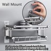 VESTURA Adhesive Screw Hooks for Wall Without Drilling, Adhesive Screw
