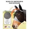 Hilltown Adjustable Fly Mask for Horse with Ears - Horse,