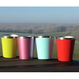 YORXZ Party or Picnic Cup Tumbler - Double Wall Insulated Stainless Steel - Outdoors and Travel - Perfect Drinkware Accessory around the Pool (11 oz) (4)