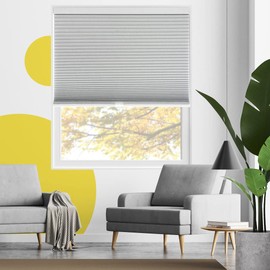 YELLOW BLINDS, Cellular Shades, Window Blinds Cordless, Blinds for Windows, Window Shades for Home, Window Coverings, Cellular Blinds, Door Blinds, Skyline Blackout, 30" W X 84" H