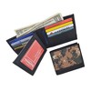 Camouflage RFID Blocking Soft Leather Men's Camo Multi-Card Compact Center
