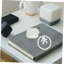 TEHAUX Decorative Heart Pattern Earphone Protector Case for Chic Design Scratch Resistant Easy Charging Access Unique Present for Music Lovers