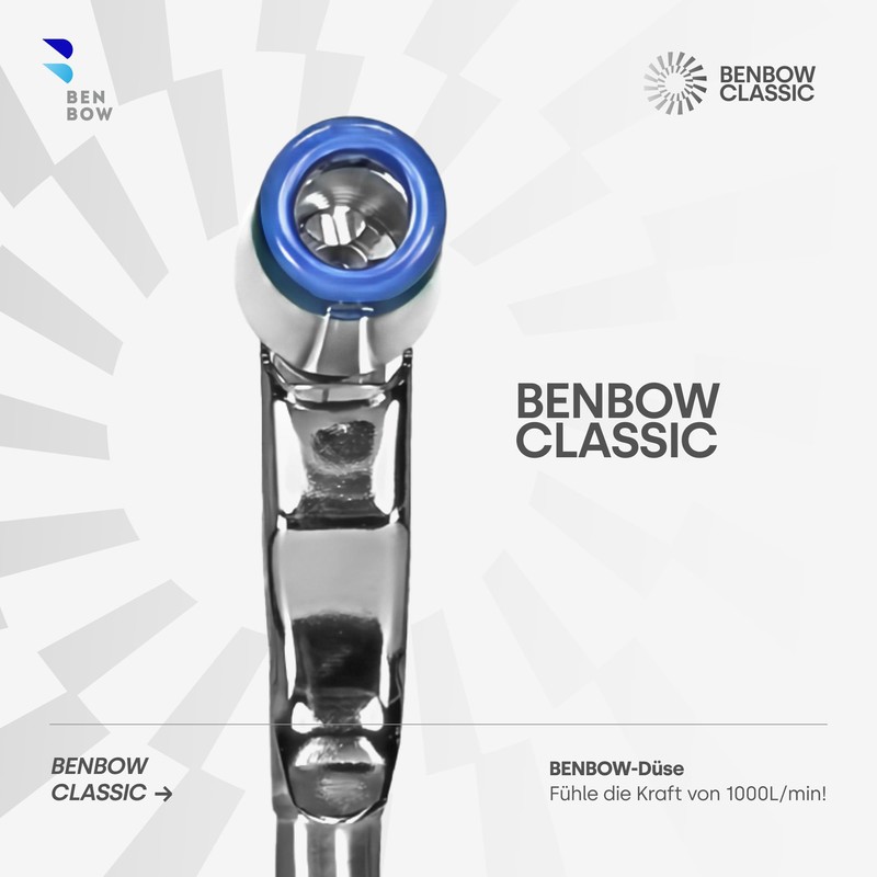 BenBow Classic Blow Gun with Venturi Nozzle and Protective Cap,