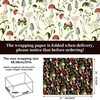 12 Sheets of Mushroom Wrapping Paper, Double-Sided Printed Wrapping Paper,