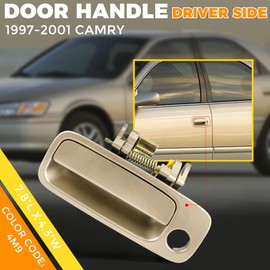 RP Remarkable Power Fit for 1997-2001 Camry 4 Door Model Gold 4M9 Replacement Driver Side Outside Front Left Door Handle 1997 1998 1999 2000 2001 DHE050