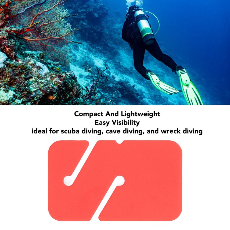 4PCS Scuba Choice Cave Diving Line Marker Compact Easy Visibility