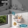 TAILI Shower Caddy Suction Cup, Heavy Duty Bathroom Organizer, Removable