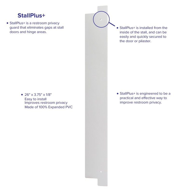StallPlus Restroom Privacy Gap Guard | Improves Privacy in Restroom