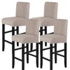 SearchI Stretch Bar Stool Covers Set of 4, Stretch Removable