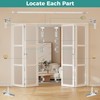 Closet Bifold Door Hardware & 2 x 36" Track Kit,